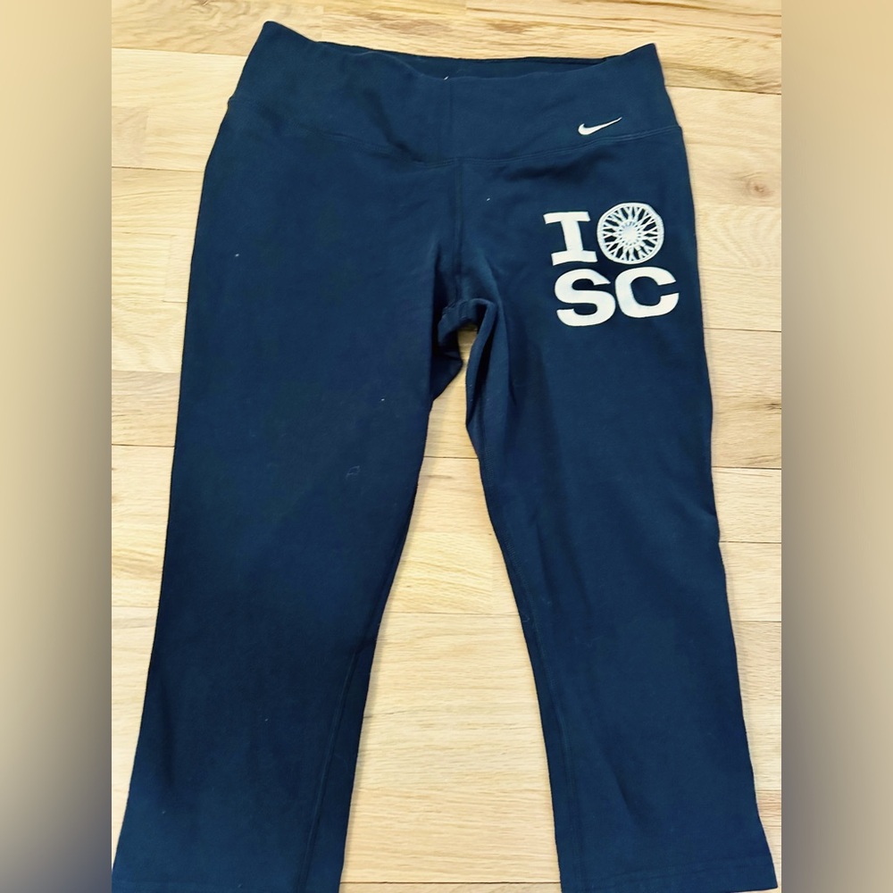 SOUL-CYCLE X NIKE PRO BLACK DRY FIT CROP LEGGINGS